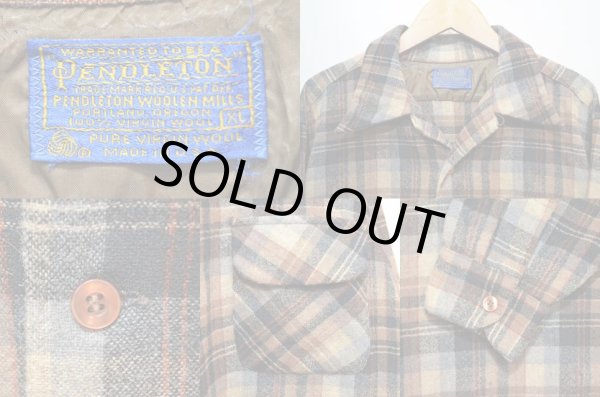 画像3: 70's Pendleton ウールシャツ “ブラウンベース” (3)