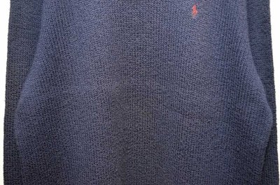 画像1: Polo Ralph Lauren コットン×ウール ニット