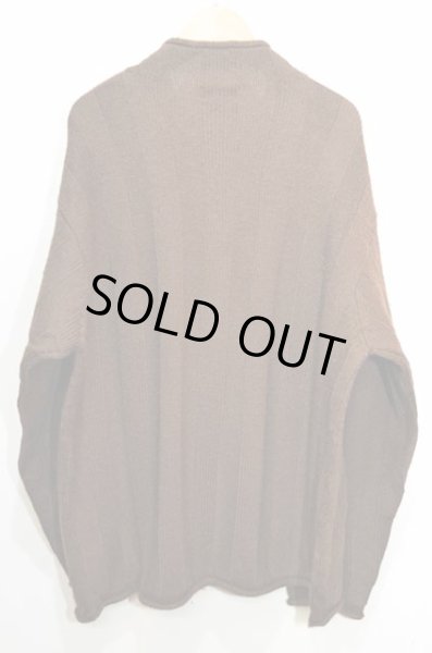 画像2: 90's J.CREW ロールネック ウールニット “BROWN” (2)