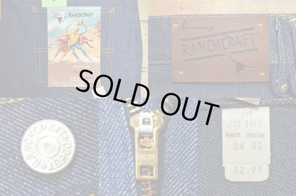 画像4: 60-70's RANCHCRAFT デニムパンツ “DEADSTOCK” (4)