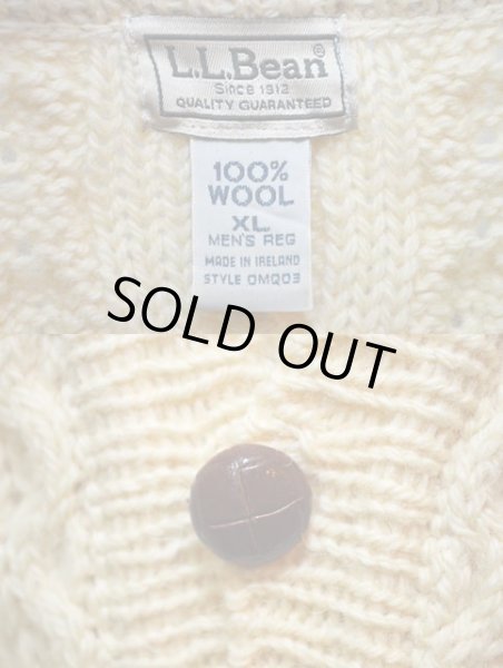 画像3: 90's L.L.Bean フィッシャーマン カーディガン (3)