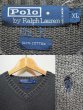 画像3: Polo Ralph Lauren Vネック コットンニット “CHARCOAL GRAY” (3)