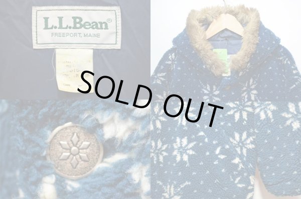 画像3: 90's L.L.Bean 総柄 パイルフリースコート “MADE IN USA” (3)