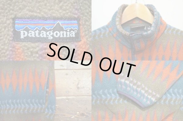 画像4: 96's Patagonia 総柄 シンチラスナップT “ミネハハ / ポケット付き” (4)