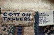 画像3: 90's COTTON TRADERS 3D編み クージータイプ コットンニット (3)