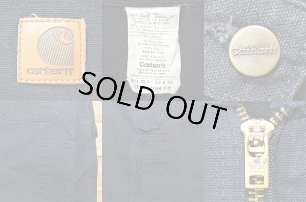 画像3: 90-00's Carhartt ダックペインターパンツ “BLACK” (3)