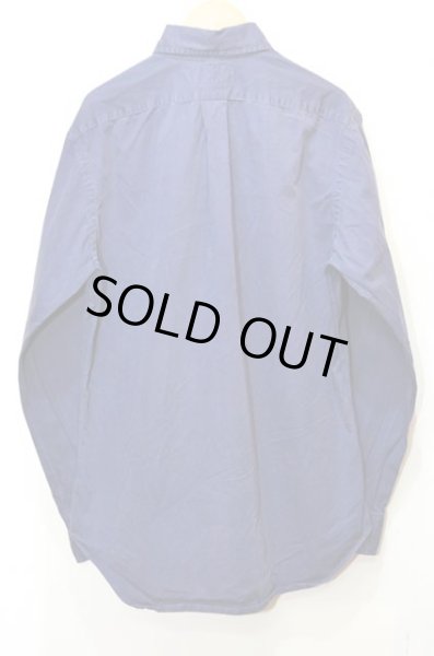 画像2: Polo Ralph Lauren コットンツイル ボタンダウンシャツ “NAVY” (2)