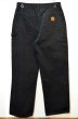 画像2: 90-00's Carhartt ダックペインターパンツ “BLACK” (2)