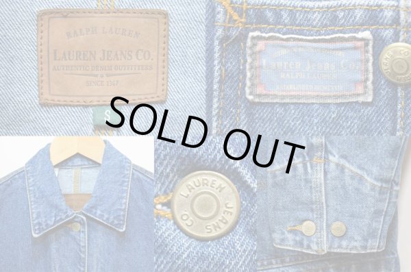 画像3: 90-00's LAUREN JEANS デニムカバーオール (3)