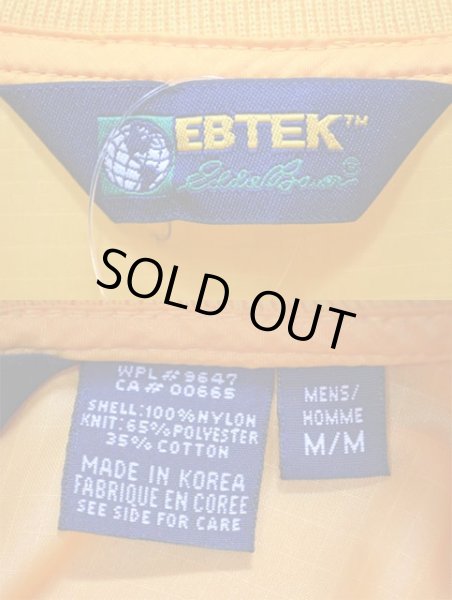画像3: 90's EBTEK Eddie Bauer Vネック ナイロンプルオーバー (3)
