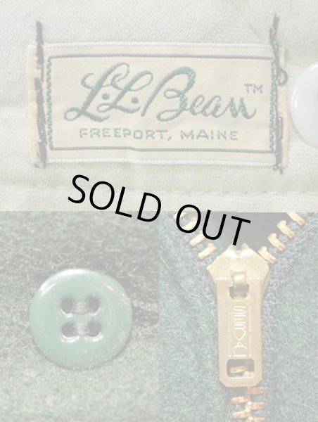 画像3: 70's L.L.Bean ヘビーウールパンツ “筆記体タグ” (3)