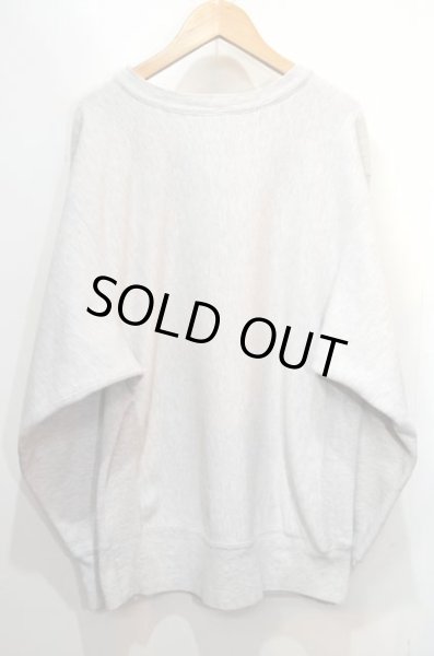 画像2: 80's Champion リバースウィーブ スウェットシャツ “染み込みプリント” (2)