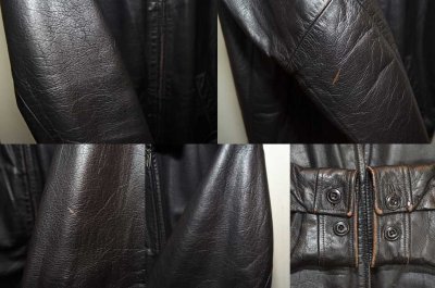 画像2: OLD GAP レザースポーツジャケット “BLACK”