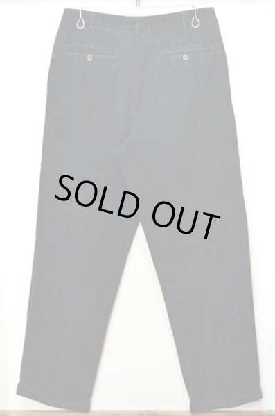 画像2: 90-00's Eddie Bauer 太畝コーデュロイパンツ “BLACK” (2)