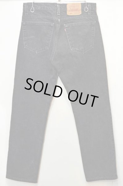 画像2: 90's Levi's 505 ブラックデニムパンツ “W34×L30 / MADE IN USA” (2)