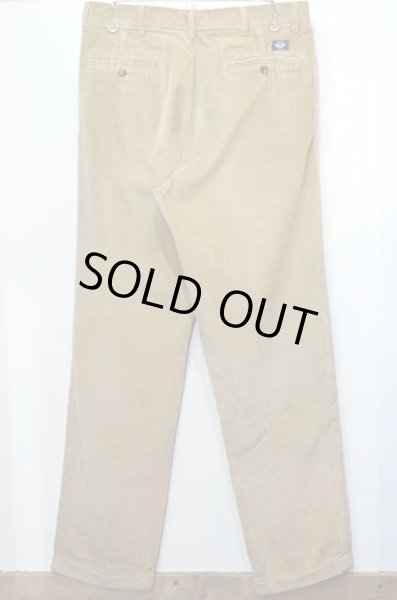 画像2: DOCKERS 2タック 太畝コーデュロイパンツ “KHAKI” (2)