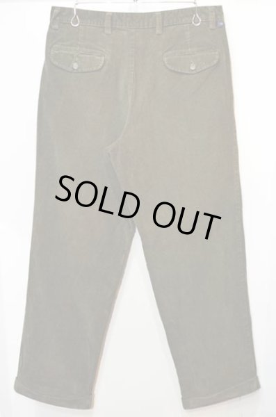 画像2: DOCKERS 2タック コーデュロイパンツ “OLIVE” (2)