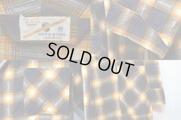 画像3: 60's B.V.D. プリントネルガウン “NO WASH” (3)