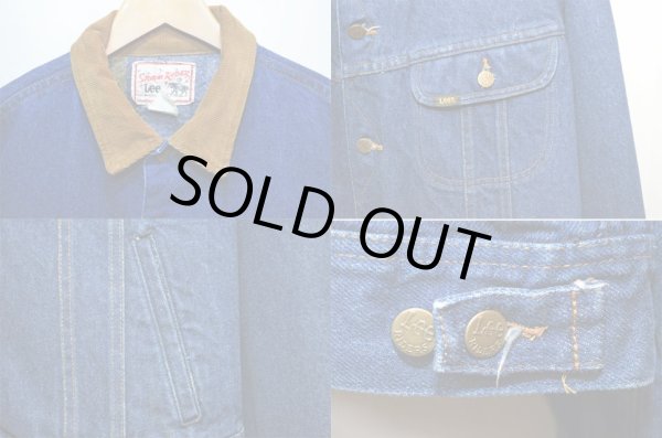 画像4: 90's Lee STORM RIDER デニムジャケット “48L” (4)