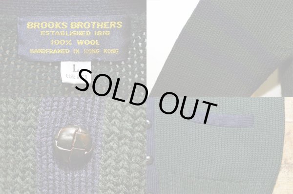 画像3: 80-90's Brooks Brothers ウールニットカーディガン (3)