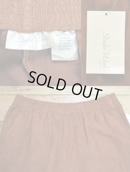 画像3: Studio Works フェイクスウェード イージーパンツ “DEADSTOCK” (3)