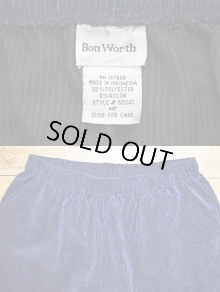 画像3: Bon Worth 太畝コーデュロイ イージーパンツ (3)