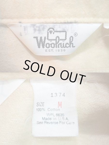 画像3: 70's Woolrich シャモアクロスシャツ “NON WASH” (3)