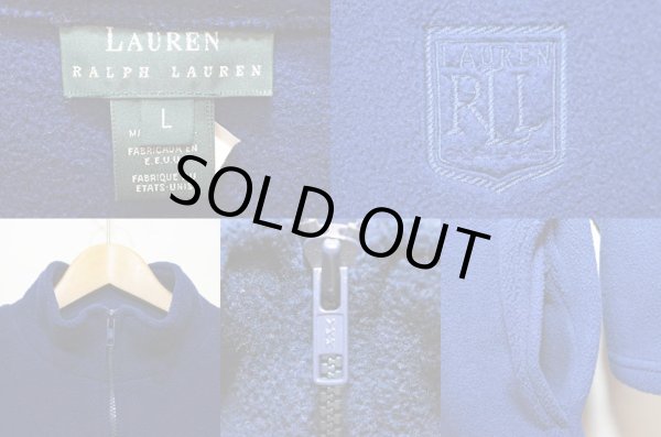 画像3: LAUREN RALPH LAUREN プルオーバーフリースジャケット (3)