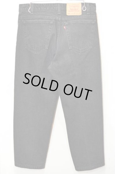 画像2: 90's Levi's 550 ブラックデニムパンツ “MADE IN USA” (2)