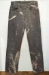 画像1: 90's Levi's 501 先染め ブラックデニムパンツ “ブリーチ / MADE IN USA” (1)