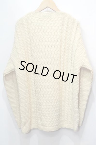 画像2: Arancrafts フィッシャーマンカーディガン “MADE IN IRELAND” (2)
