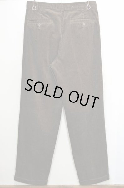 画像2: 90-00's Eddie Bauer 2タック 太畝コーデュロイパンツ “BROWN” (2)