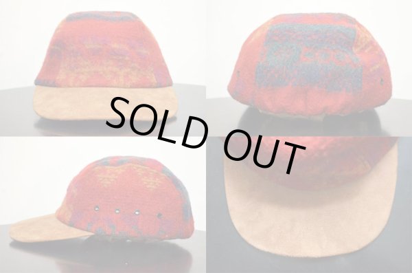 画像3: 80-90's Woolrich ネイティブ柄 ウールキャップ “MADE IN USA” (3)