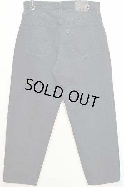 画像2: 90's Levi's silverTab ブラックデニムパンツ “Baggy / MADE IN USA” (2)