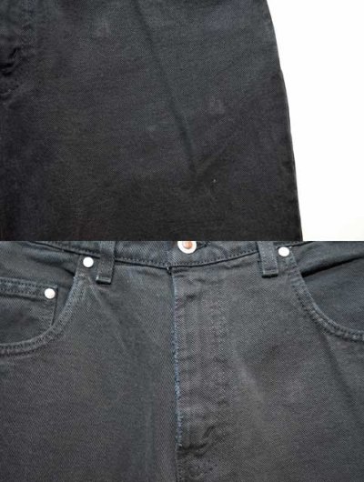 画像1: 90's Levi's silverTab ブラックデニムパンツ “Baggy / MADE IN USA”