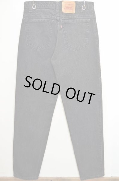 画像2: 90's Levi's 550 ブラックデニムパンツ (2)