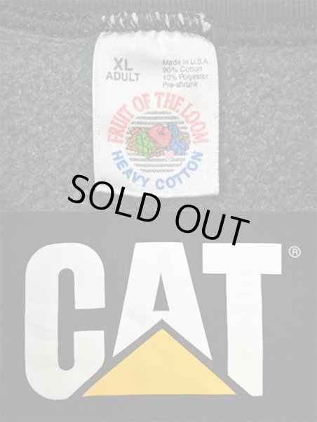 画像3: 90's CAT スウェットシャツ “MADE IN USA” (3)