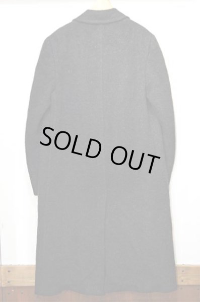 画像2: 50's Town clad アルパカ×ウール コート "BLACK / CUNAPAC" (2)