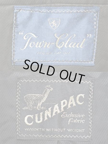 画像3: 50's Town clad アルパカ×ウール コート "BLACK / CUNAPAC" (3)