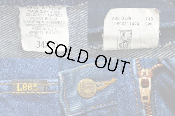 画像3: 90's Lee 200-0189 デニムパンツ “MADE IN USA” (3)