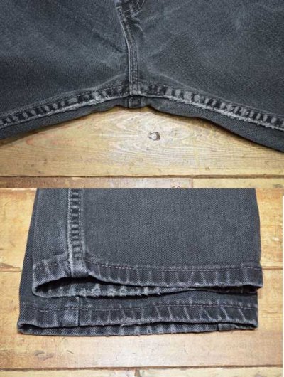 画像1: 90's Levi's 505 ブラックデニムパンツ “W32 L30 / MADE IN USA”