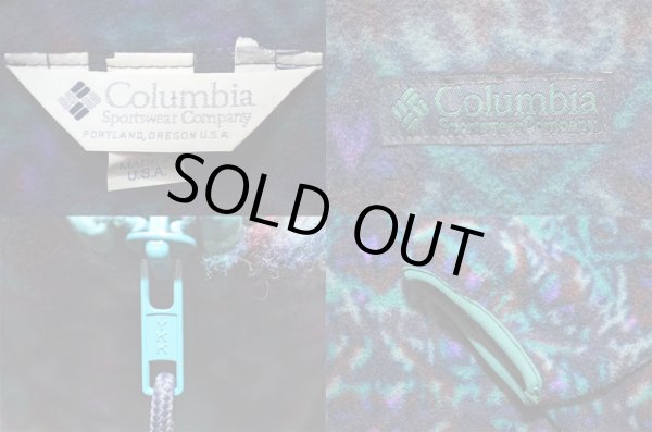 画像3: 90's Columbia 総柄フリースジャケット “MADE IN USA” (3)