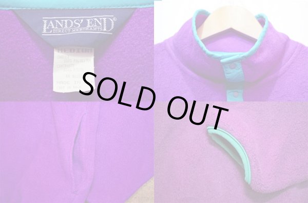 画像3: 90's LANDS' END スナップT型フリースジャケット “MADE IN USA” (3)