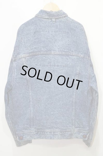 希少美品◎GITANO比翼デニムコート 90s ケミカルウォッシュ Mサイズ 90's Levi's 70507-0219 ケミカルウォッシュ デニムジャケット