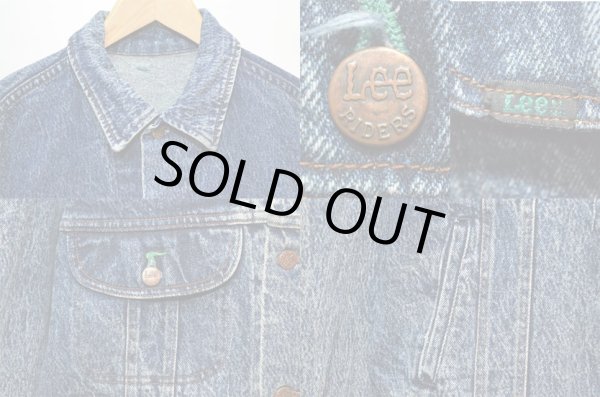 画像4: 90's Lee ケミカルウォッシュ デニムジャケット “MADE IN USA” (4)