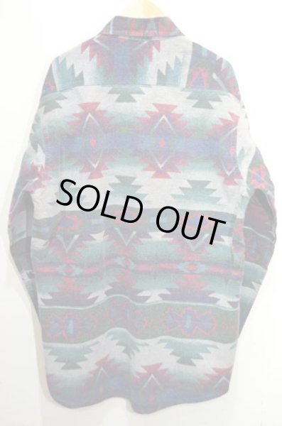 画像2: 90's Cabela's ネイティブ柄 シャモアクロスシャツ “MADE IN USA” (2)