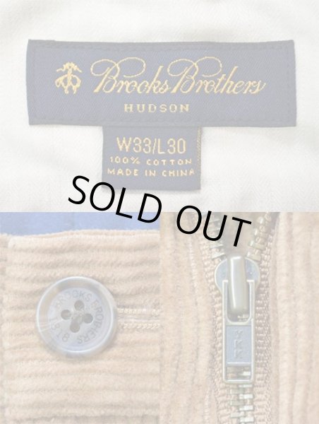 画像3: BROOKS BROTHERS 太畝コーデュロイパンツ "BROWN" (3)