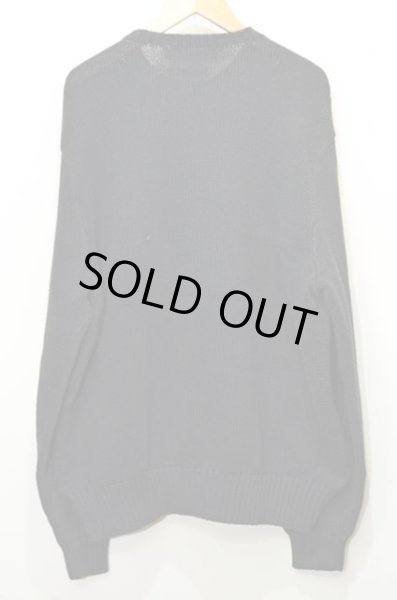 画像2: Polo Ralph Lauren コットンニット “BLACK” (2)