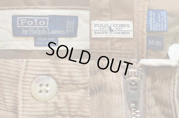 画像3: Polo Ralph Lauren 太畝コーデュロイパンツ “POLO CORDS” (3)