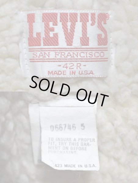 画像3: 80's Levi's 70608-0216 デニムボアジャケット (3)